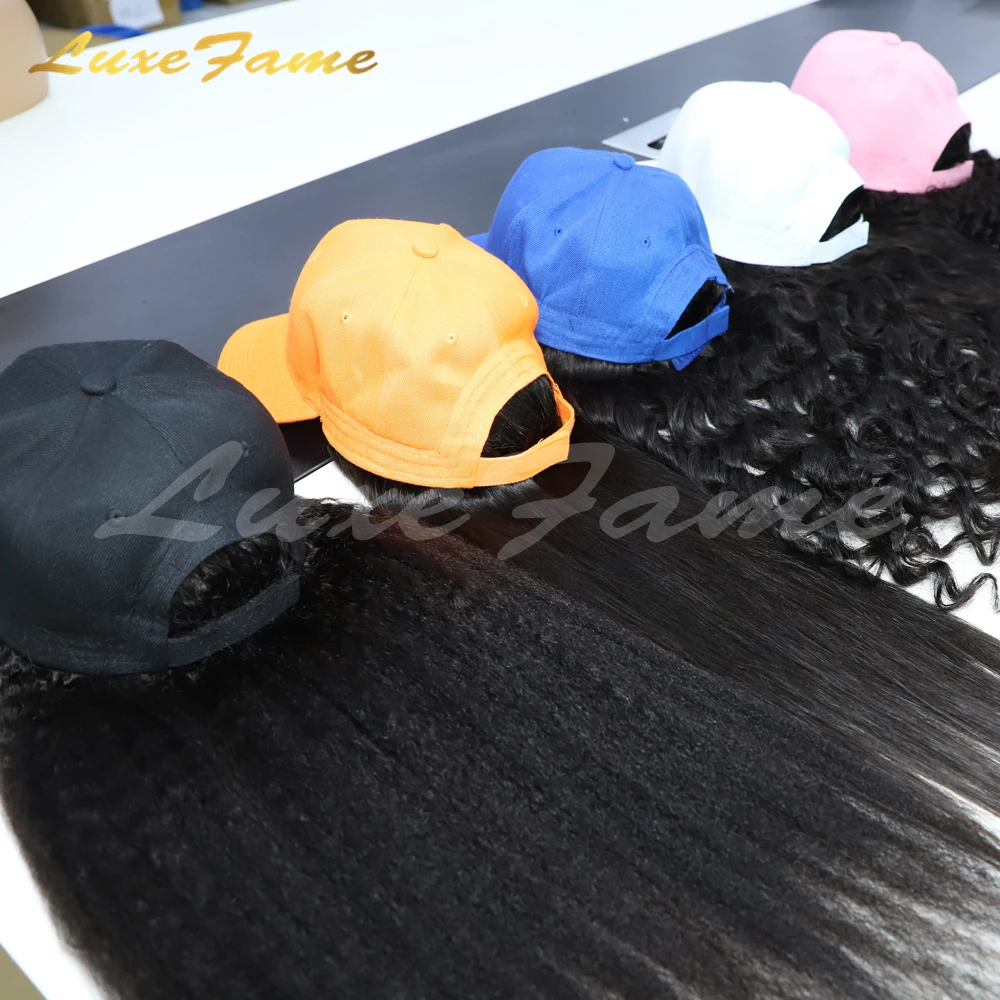 
Best Selling Raw Virgin Hair Hat Wig,Women Cap Brazilian braided wig hat human hair,Long Straight Curly Wig With Hat 