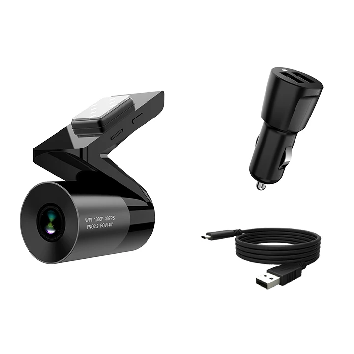 Original Design Mini 1080p Fhd Car Dvr Dash Cam Camera 140 Degree Car Video Recorder Wifi Gps Night Vision Dash cam Rear Cam