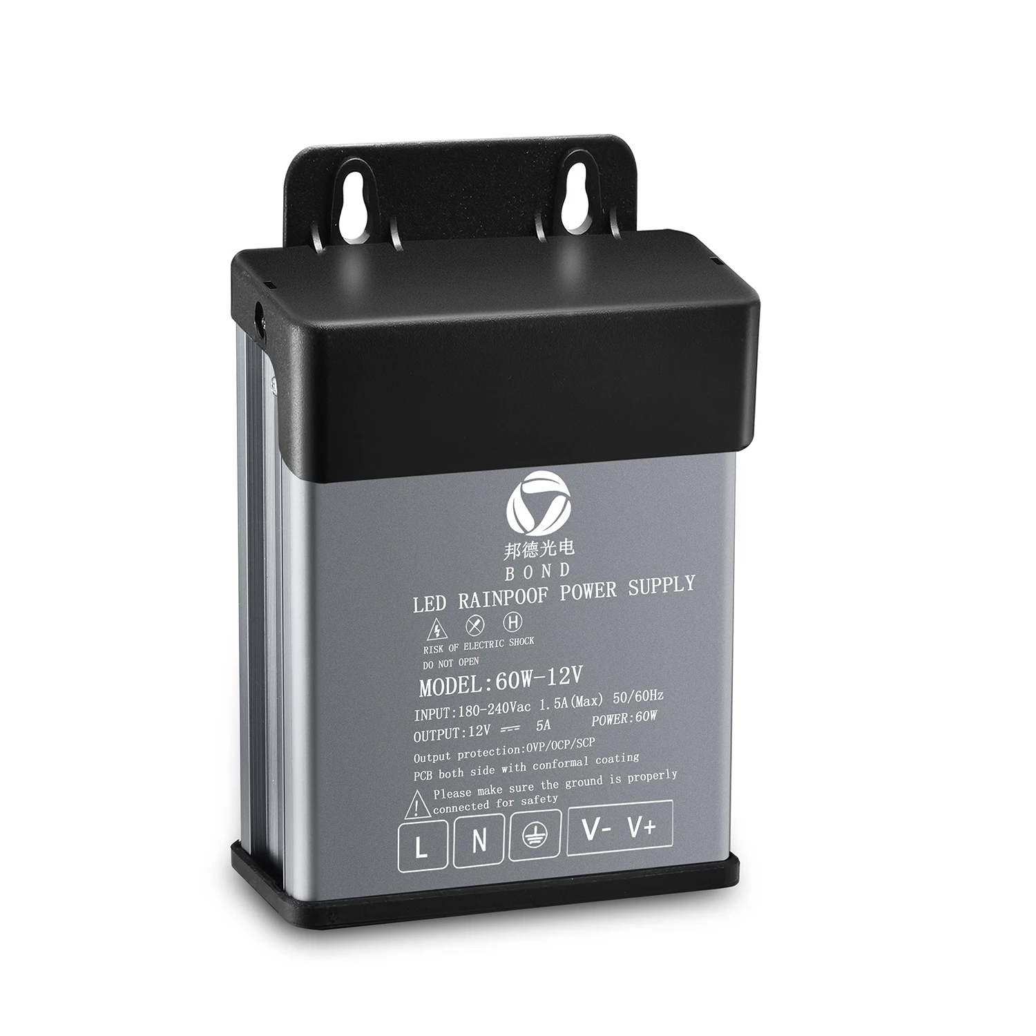 Szbond 24v 150ma Led Power Supply 240w 24 Volt Driver for Flood Light