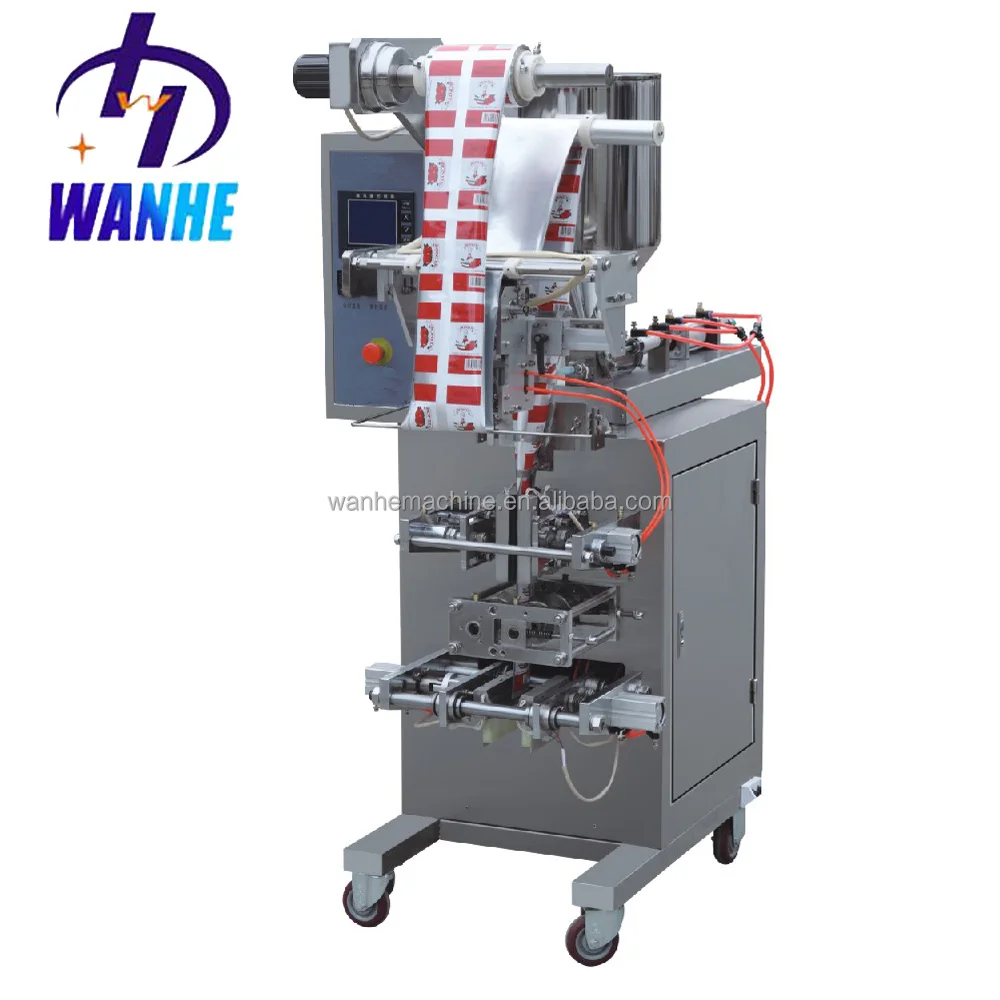 WANHE automatic shrimp tomato paste filling and sealing packing machine honey shampoo sachet oil tomato paste packing machine