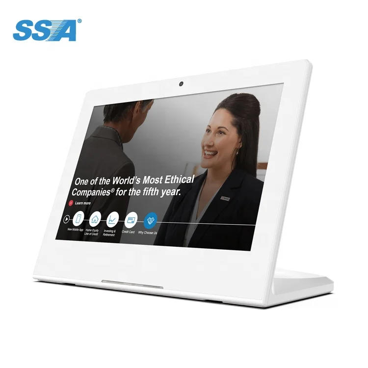 large stock 10 inch L Style Tablet pc RK3288 with RJ45 Android 8.1 1280*800 IPS 10 points with HDMI Bluetooth L shape tablet pc