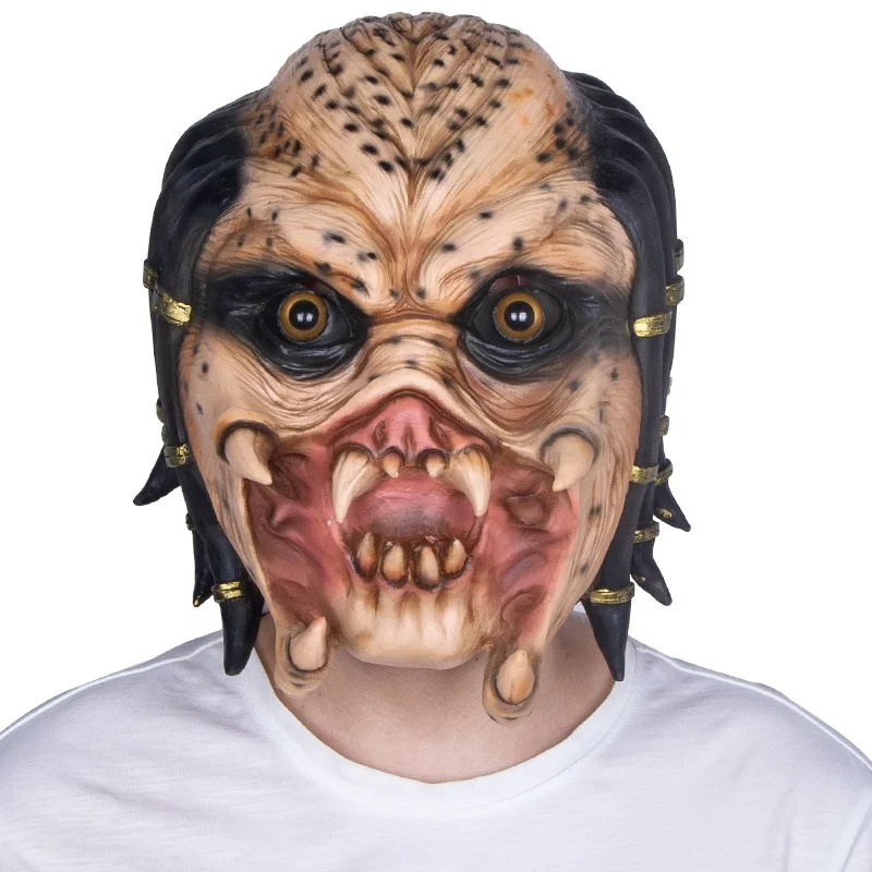 Adult Aliens Vs. Predator Requiem Deluxe Overhead Predator Mask Best Latex Halloween Mask