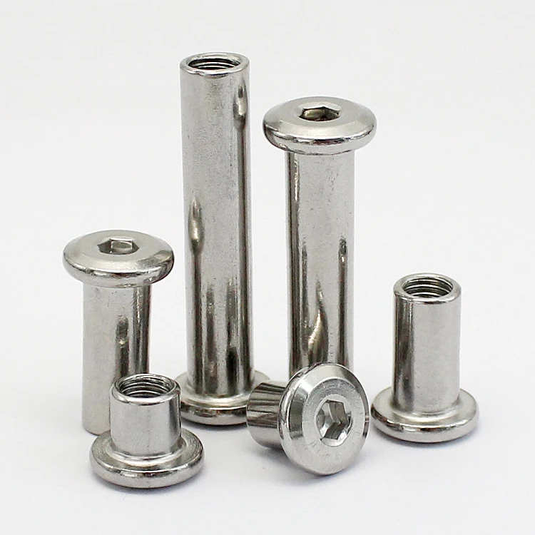 
M8*15*10 Hex Socket Head Insert Nut Screw Post Furniture Fittings Fastener 