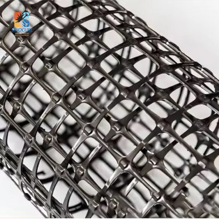 Biaxial tensile plastic geogrid for roadbed reinforcement factory direct sale complete specifications 20kn-100kn