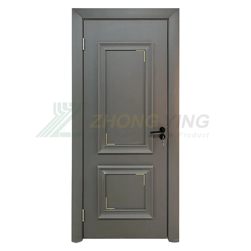 High Quality Cheap Price Room Modern Design Entry Teak Solid WPC PVC Interior Door