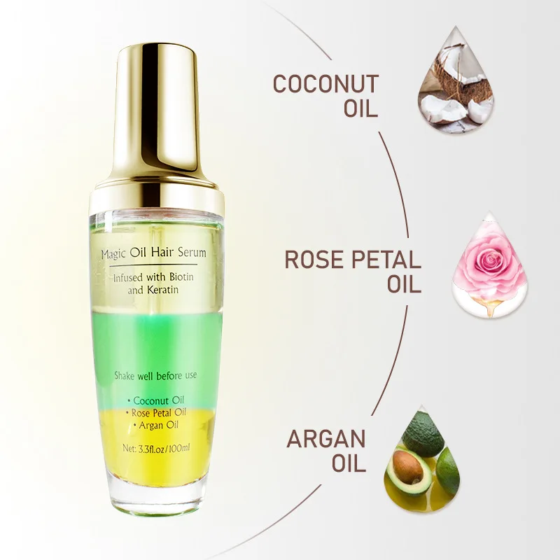 Hair Conditioner Three-layer three-color hair care essential oil OEM nourishing and smoothing repair hair essence