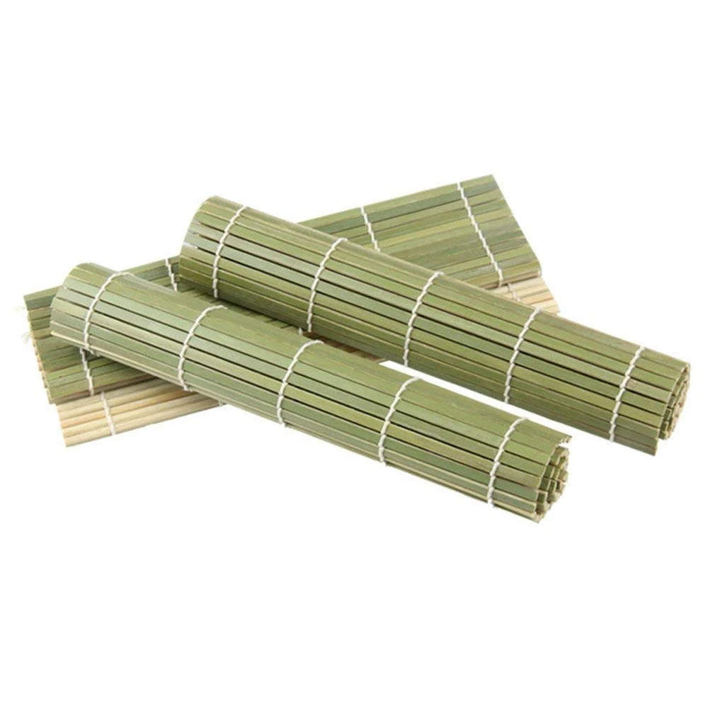 Hotel Color Package Feature Eco Material High Quality Bamboo Natural Origin Sushi Mat Roller, Rice Kit Rolling Mat