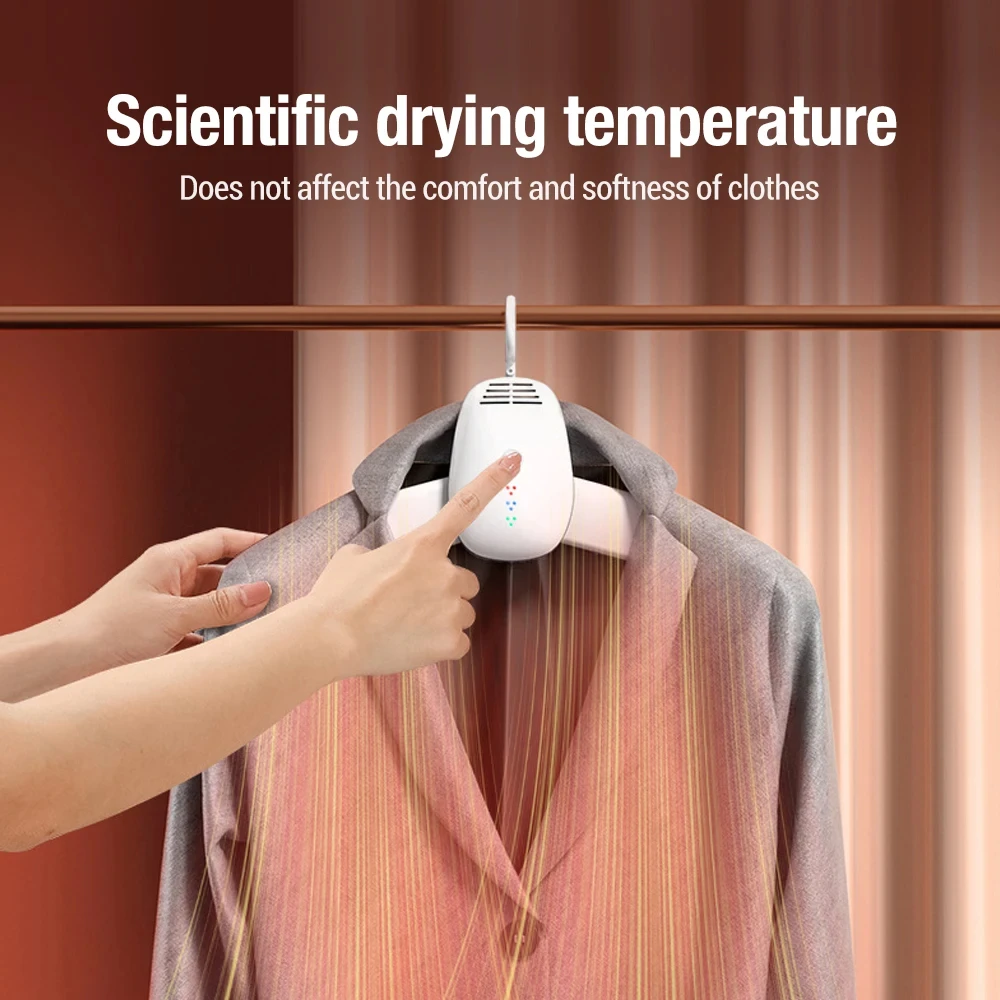 110-220V Smart Portable Clothes Dryer Shoes Clothes Rack Hangers Foldable Laundry Tumble Electric Dryer Machine