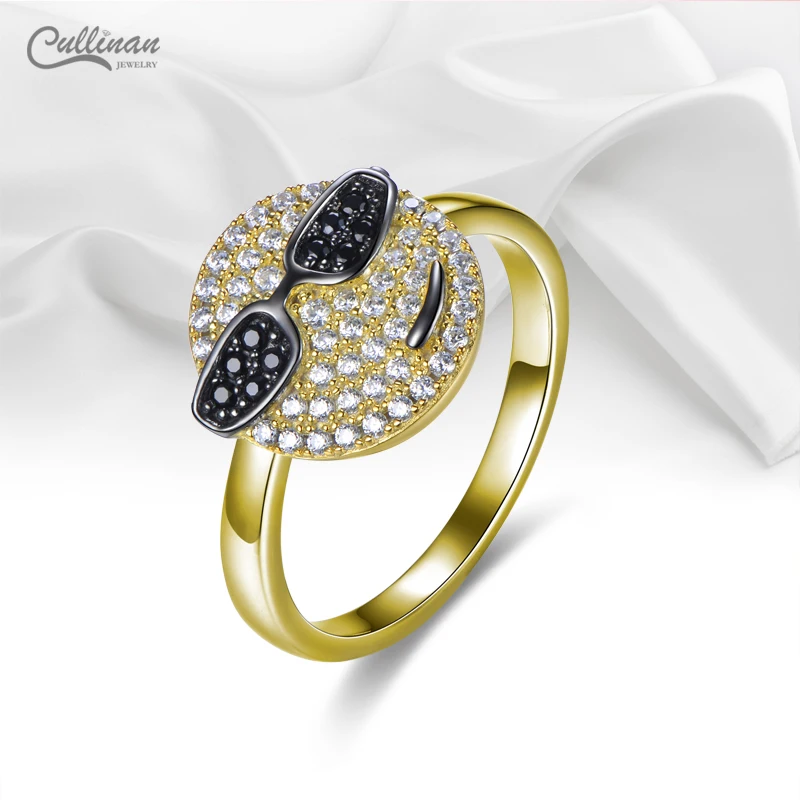 Face Earrings Trendy Full Rhinestone Zircon Stud 925 Sterling Silver Earrings Set Gift Ideas