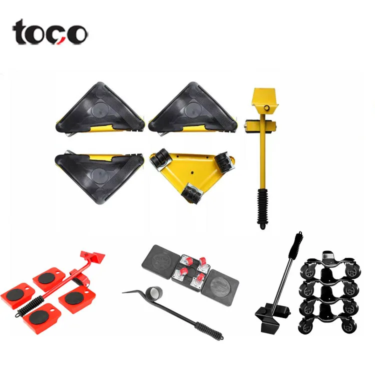 TOCO Heavy Furniture Moving Mover 5pcs/set Moving Tool Mover Transport Set Home Moving Artifact