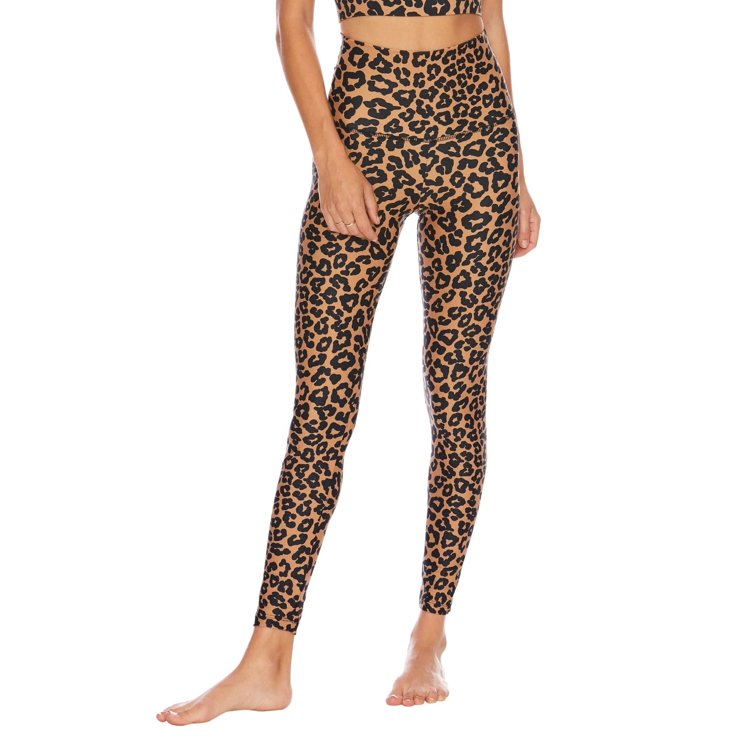 Ladies Gym Fitness Workout Animal Print Yoga High Waist Leopard Legging For Women