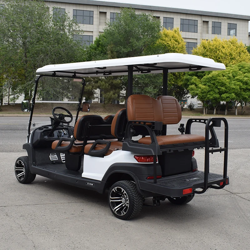 ZYCAR Brand New 6 Person Electric 4 Wheel Club Car Golf Cart For Sale 6 seaters golf car available for sale