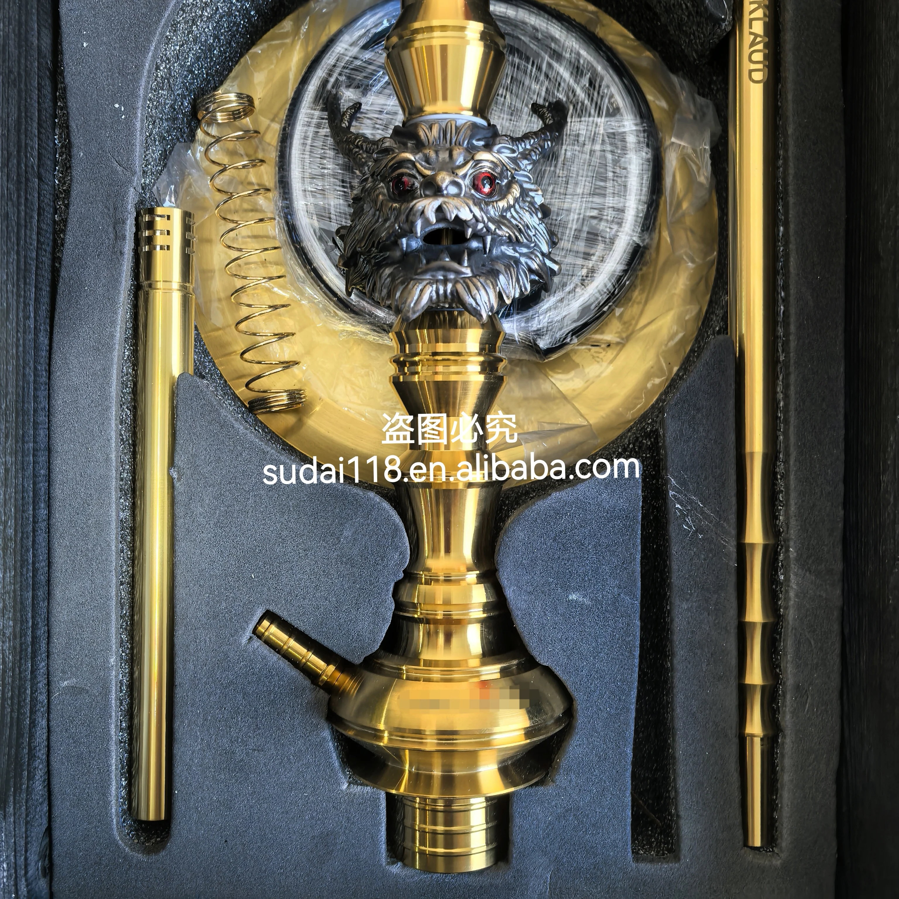 Stainless Steel Gold Hookah High-end 304 Large