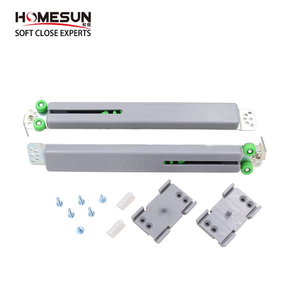Soft Closing Mechanism for Sliding Closet Door Damper Buffer Soft Close for Wardrobe Wood Wooden Door
