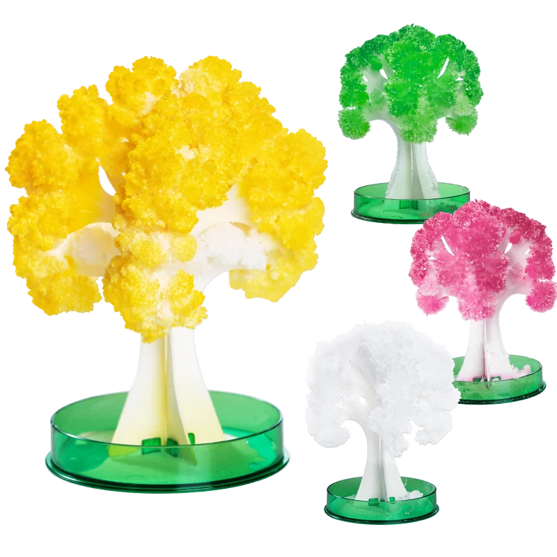 seasonal changes paper tree paper christmas tree colorful DIY crystal growing kit/ornaments decoration toy