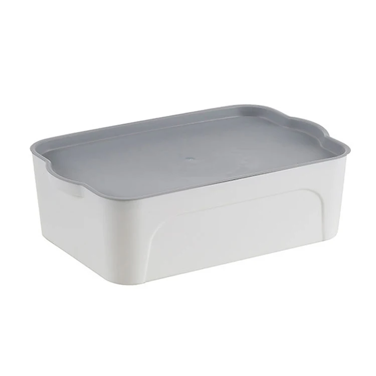Home use multi color waterproof plastic storage boxes & bins clothes toy organizer with handle