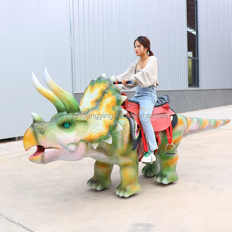 Coin Operated Juguete Dinosaurio Montable Walking Electronic Dinosaurs To Ride For Mall