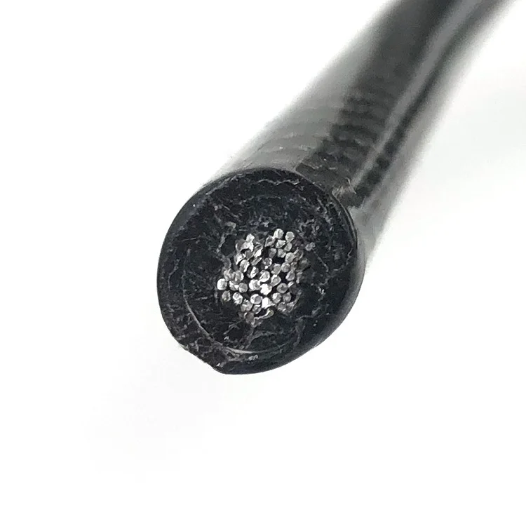 electric bicycle rope plastic coated steel rods PVC coated wire rope