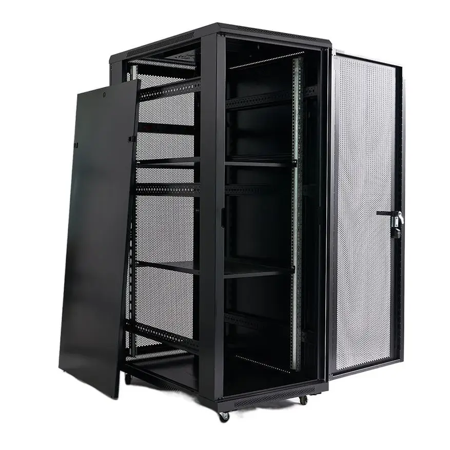 Flat Pack Server Rack 47U Price Container 600X600Mm Equipment Glass Door Mount Grey Blank Waterproof 42U 600X800 Sound Proof