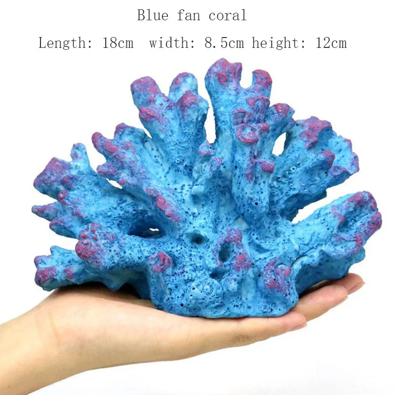 high quality  Resin Artificial Function Ceramic Coral Reef Rock Marine Aquarium Decorations for Fish Tank