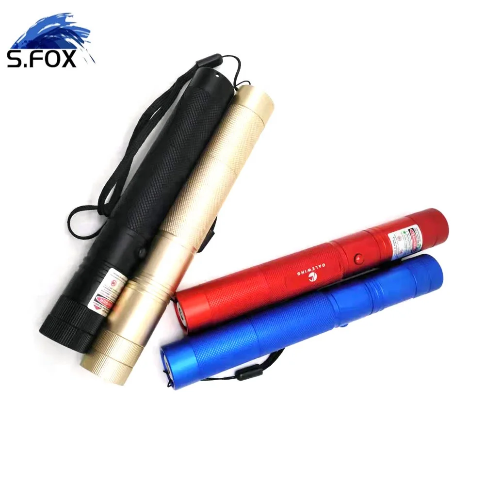 Factory Supply Zooming Focus Green Light Cat Training Pointing Laser 303 Flashlight