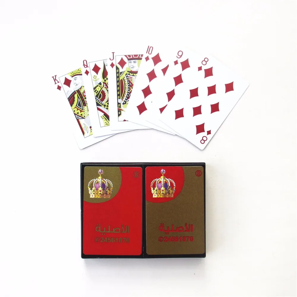 100% Plastic Pvc Playing Cards Poker Game