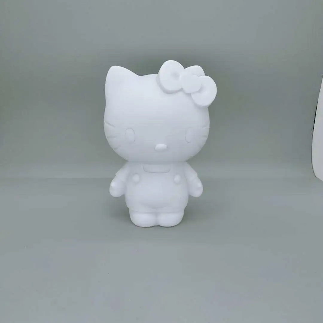 Arts And Crafts Fluid Bear Kit DIY Doll Toys Different Cute Hello Kitty Figures Acrylic Painting Fluid Bears With Piggy Bank