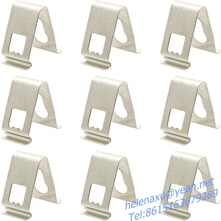 Wholesale Picture Photo Frame Metal Spring Turn Clip Hanger V-Shaped Buckle for Aluminium photo frame