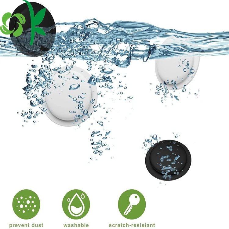 OKSILICONE NEW Silicone Case for Airtag Anti Lost Location Finder Soft Protective Cover Sticker Air Tag Cover Case