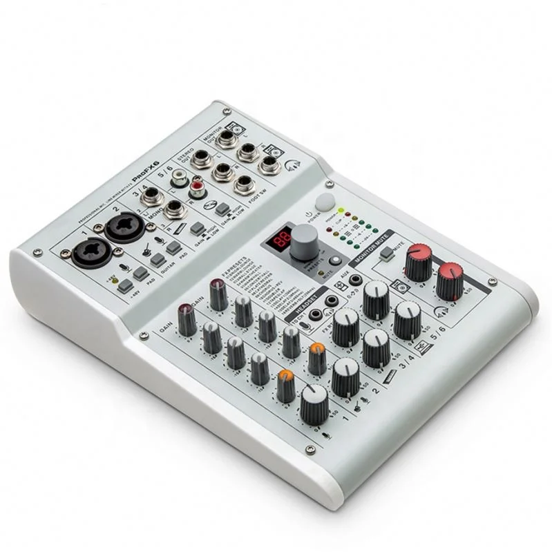 Professional Audio Mixer Mini With Low Price For Live Broadcasting