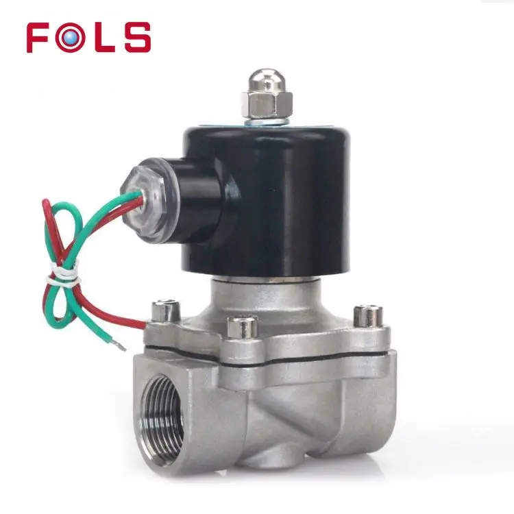DN20 3/4 inch 2W-200-20 Normally Closed stainless steel  AC220V DC12V DC24V 2 way mini electric actuator Solenoid Valve
