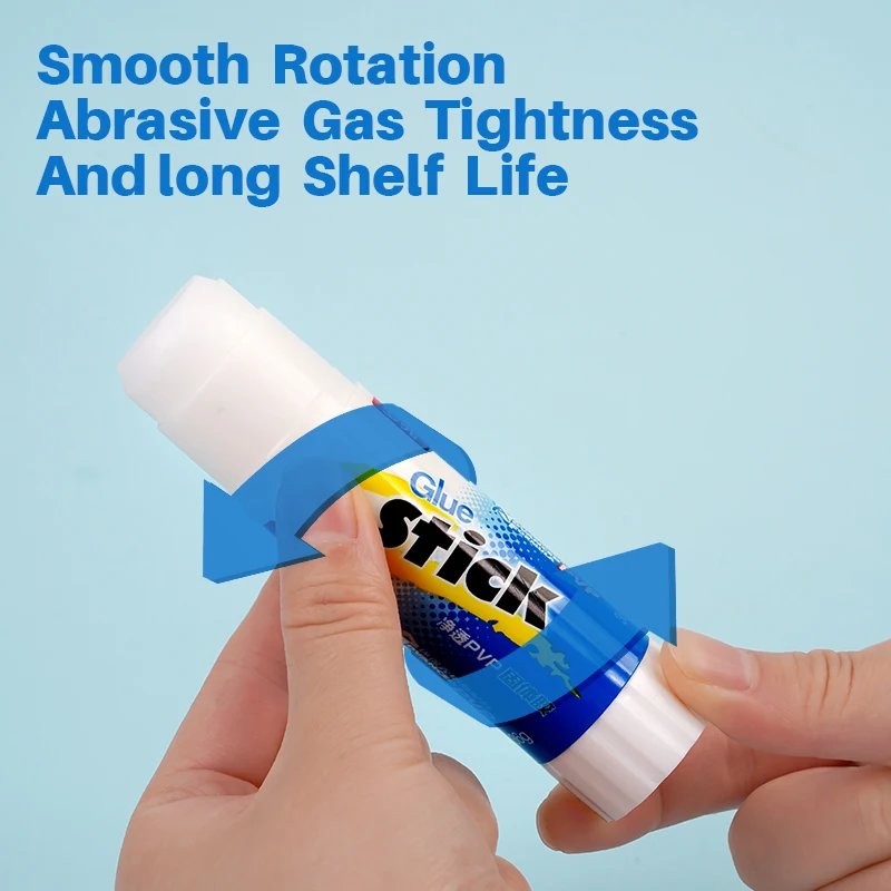 Lipstick style Colorful jelly translucent 36g/12pcs solid glue stick Pva Glue Stick school glue sticks