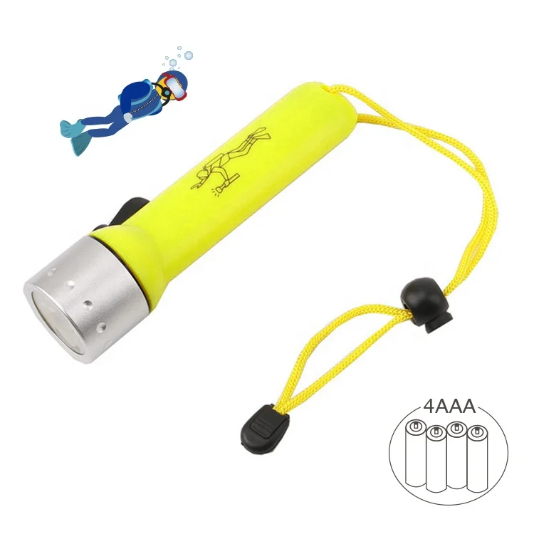 
Waterproof High Power 5W Scuba Lighting diving led torch Underwater Flashlight Diving Light 