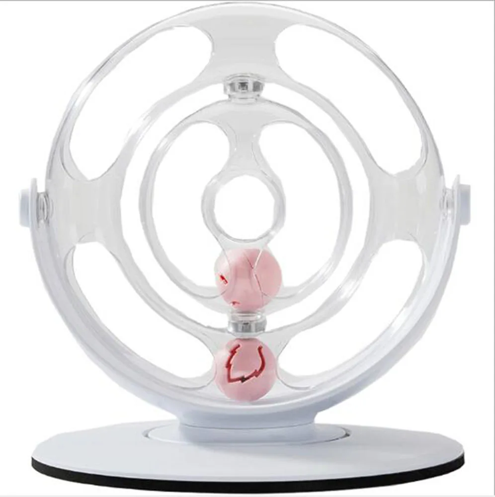 
Space double ring colorful ball cat turntable teasing cat artifact pet cat toy 