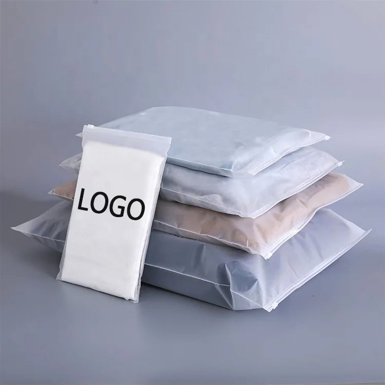 Factory Custom Packaging Clothing Zipper Plastic Bag Hoodie, socks clothes Packing Ziplock Poly Bags With Logo