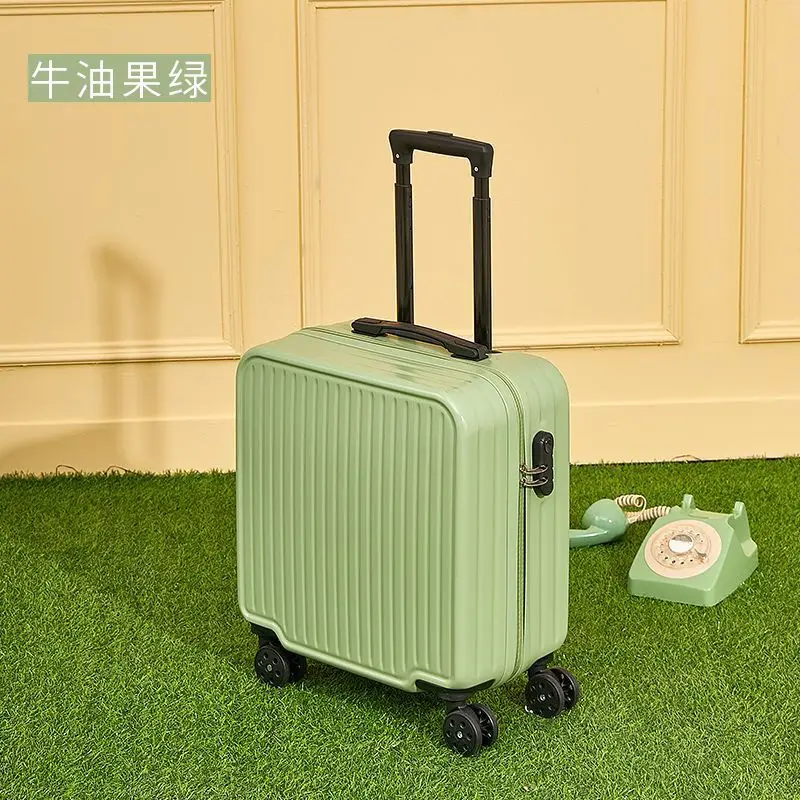 Factory Price Hard Shell ABS PC Lightweight Suitcase Boarding Carry on Case Spinner Trolley Suitcase 18inch travel luggage bags