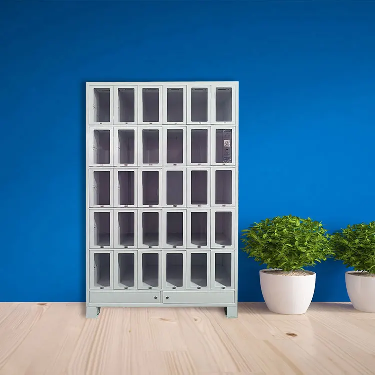 Customized automatic parcel locker sports locker 30 door qr code locker for sale