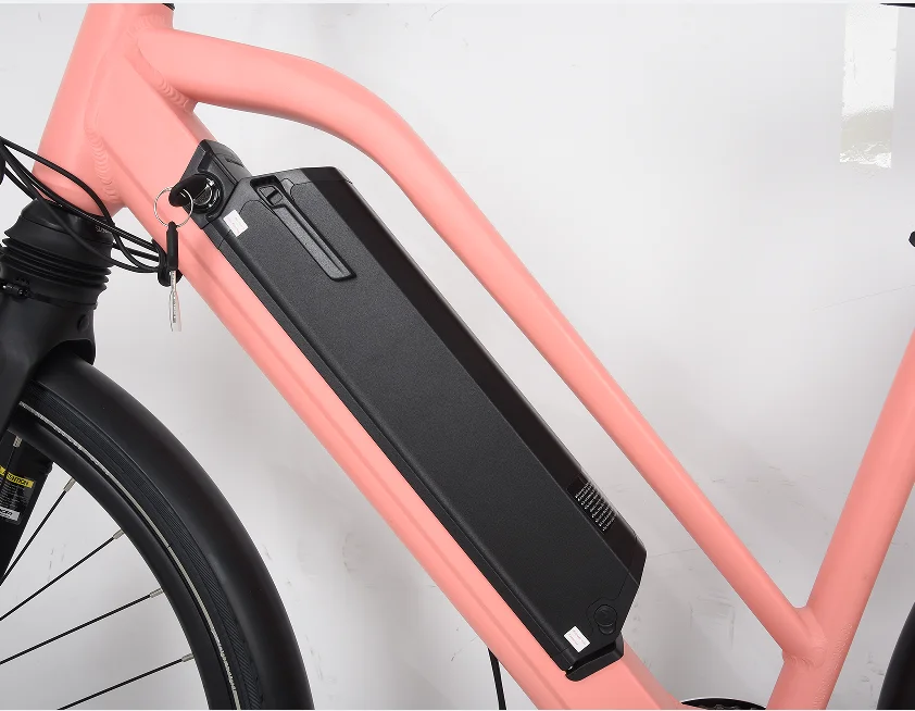 Economic Height-adjustable City Bike Wide Range Electric Bike Road Type With LED Display