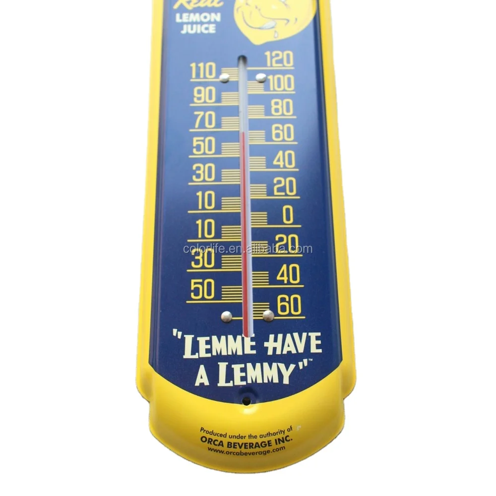 
Metal tin advertising thermometer metal 