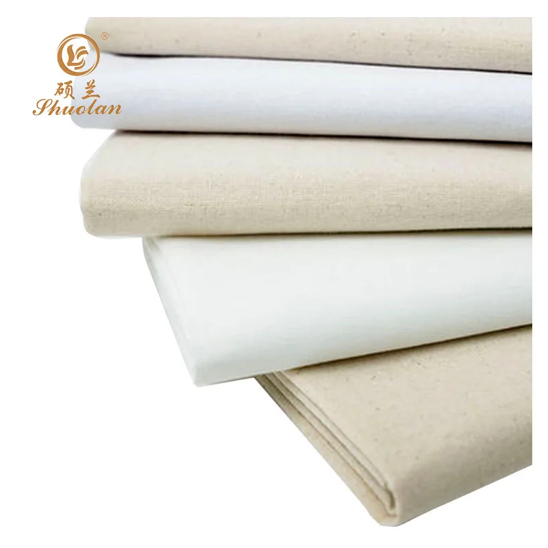 Fabric Woven Light Shirt Greige Textile Can Be Packed in Big Bale with Small Loss During Dyeing or Printing