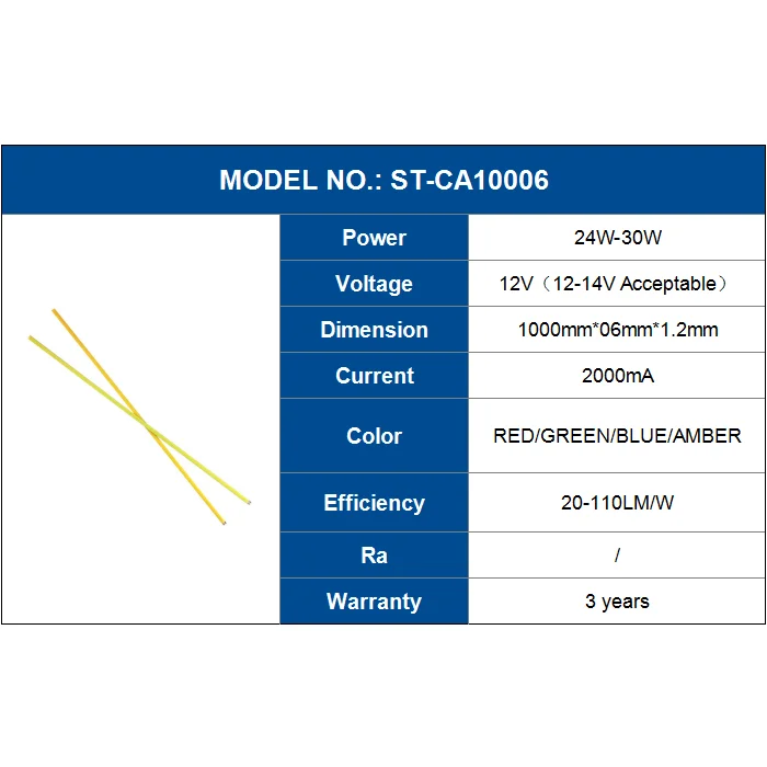 Customized 12V high lumen COB strip LED warm white cool white red green blue amber colors 30w 32w Flip Technology 1000*6*1.5mm