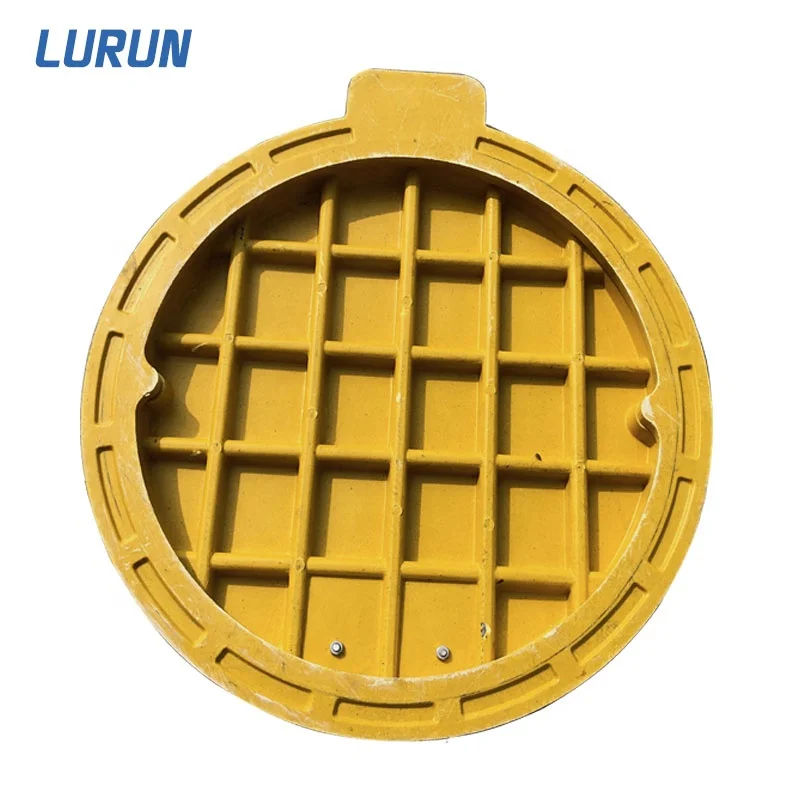 High quality frp manhole cover with frame composite  SMC/BMC manhole cover for road