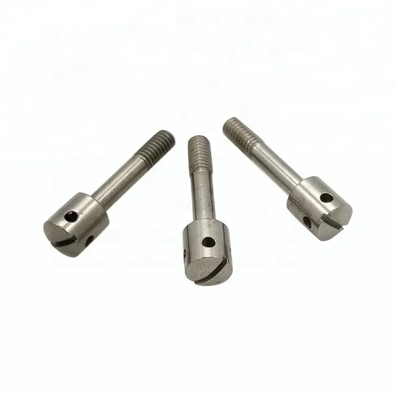 DIN404 Slotted Drilled Fillister Head Machine Threaded Sealing Screw Capstan Bolt