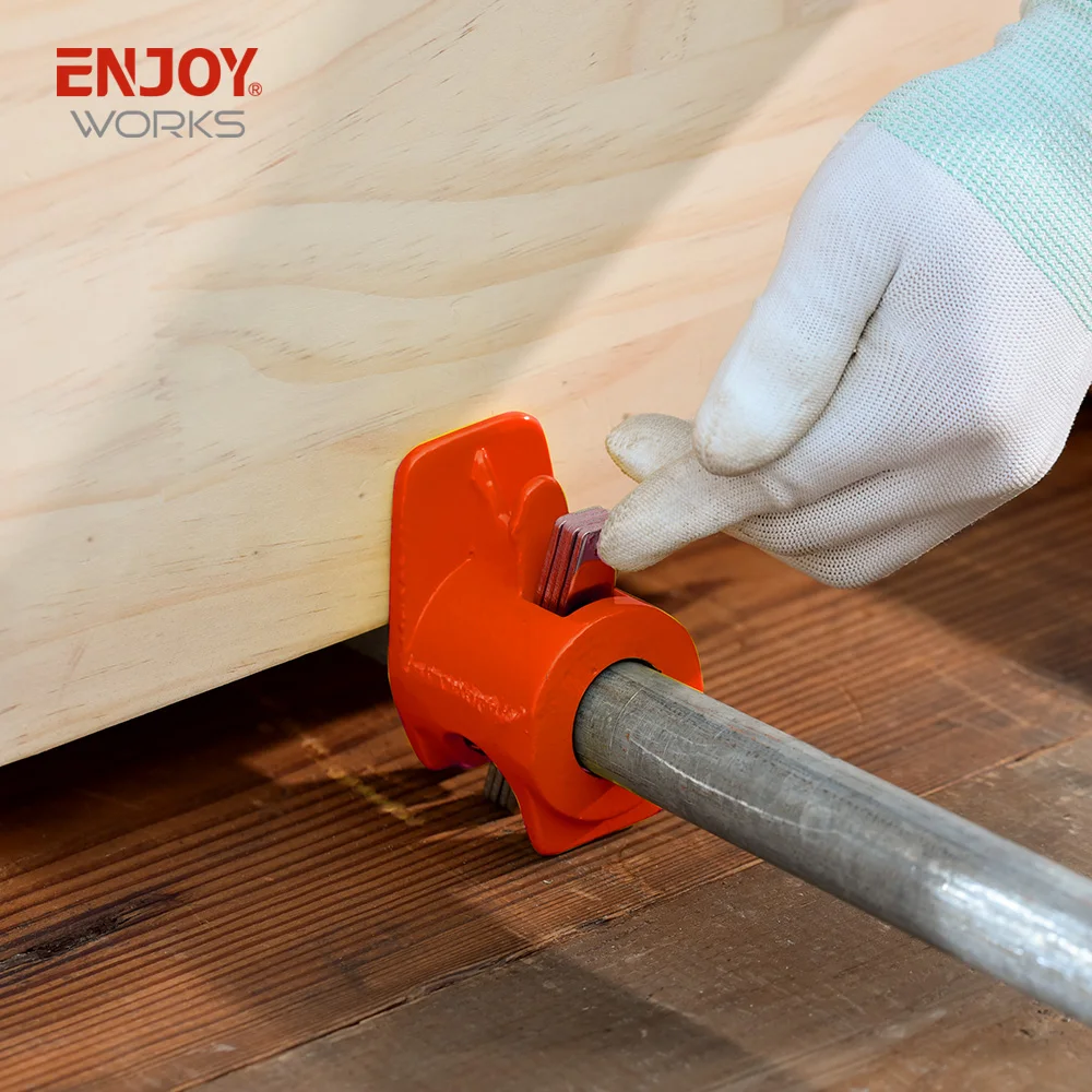 Quick Release H Style Pipe Clamp with Crank Handle