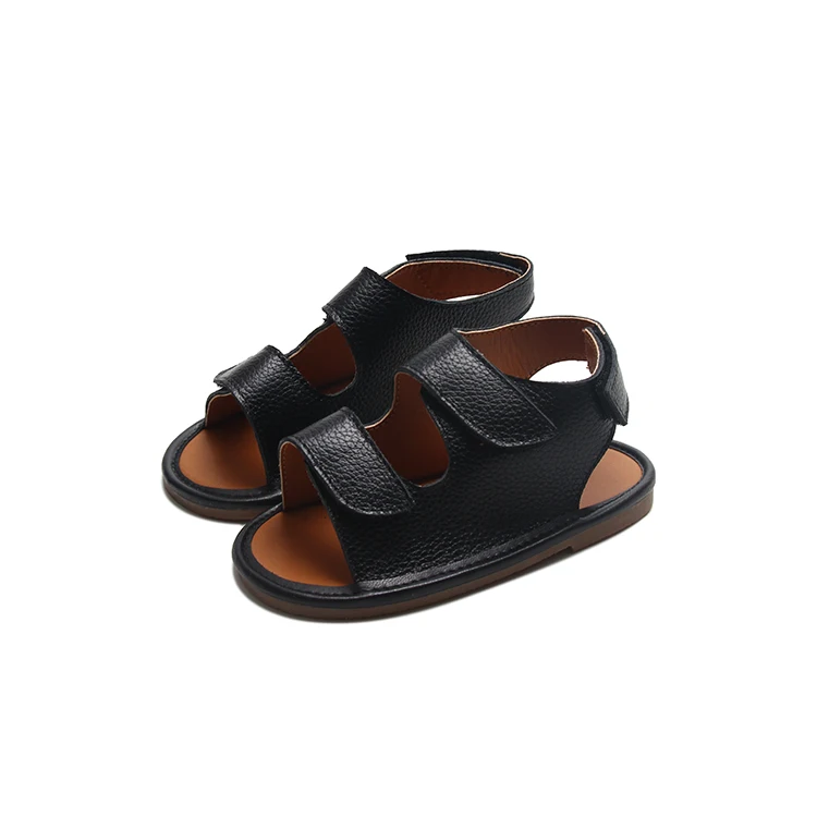 Soft Sole Sandal Baby Feet Floor Shoes Leather Upper Baby Girl Boy First Walking cheap sandalFor Summer