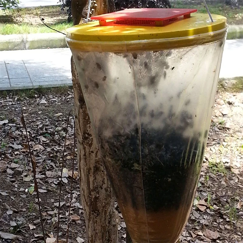 LNDF Explosive New Products Garden Farm Hanging Flycatcher No-Toxic Hanging Bait Bag For Outdoor Farm Garden Flies Killer