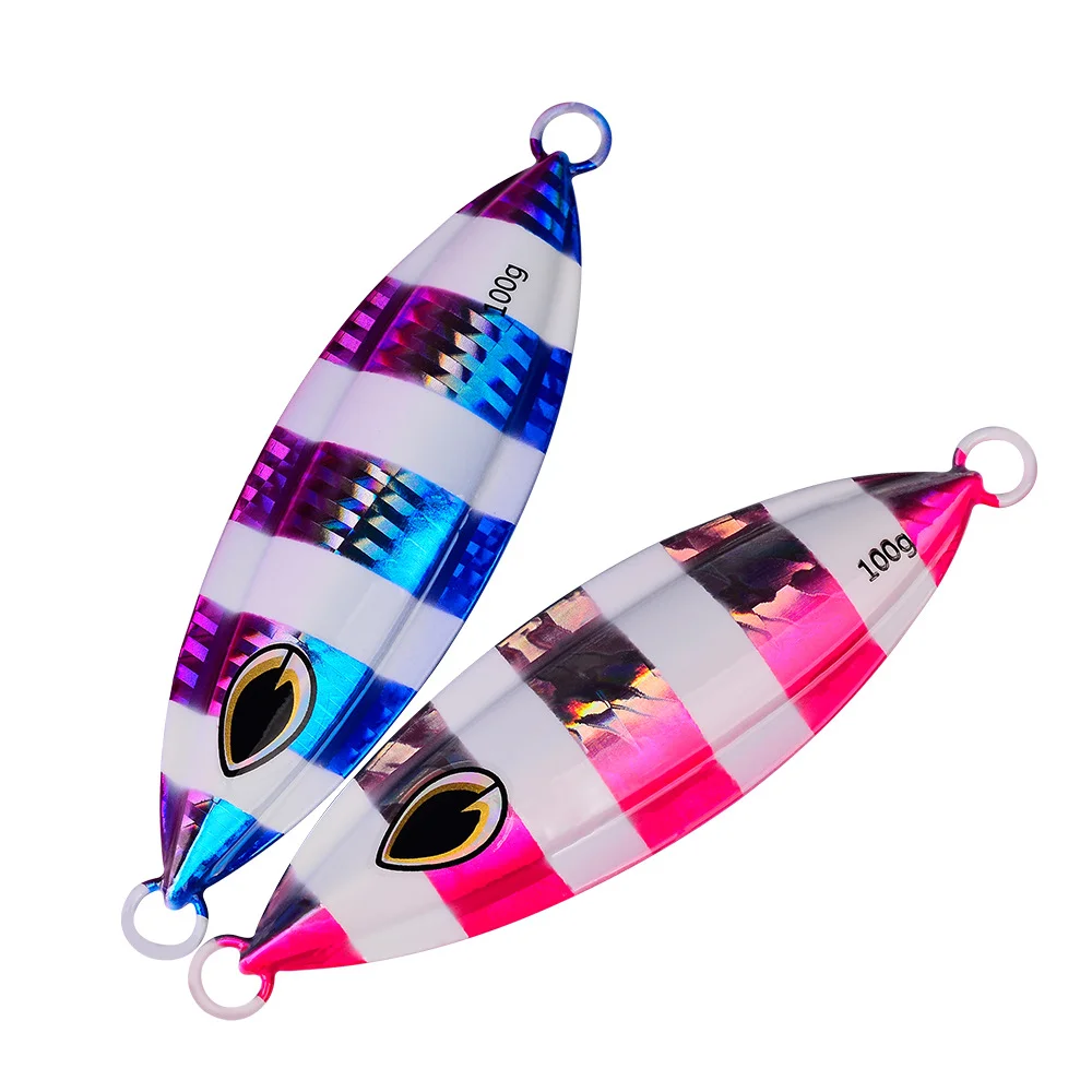 SKNA New OEM 40-200g  Metal Jig Lure Artificial Bait Casting Sinking Fishing Swimbait Jigging Saltwater Freshwater Swimbait Jigs