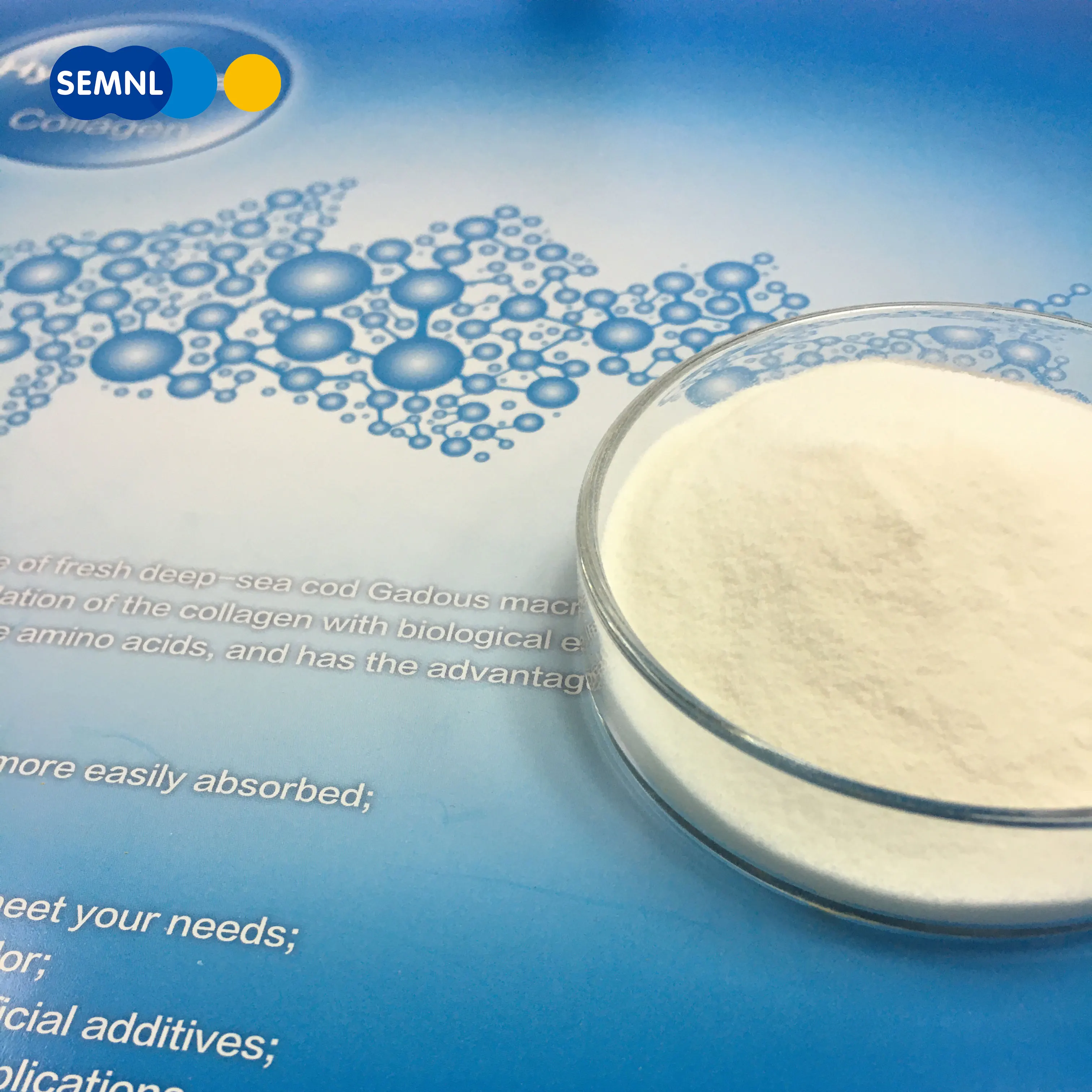 
Quality Easy To Absorb Marine Fish Collagen 1000Da Food-grade 