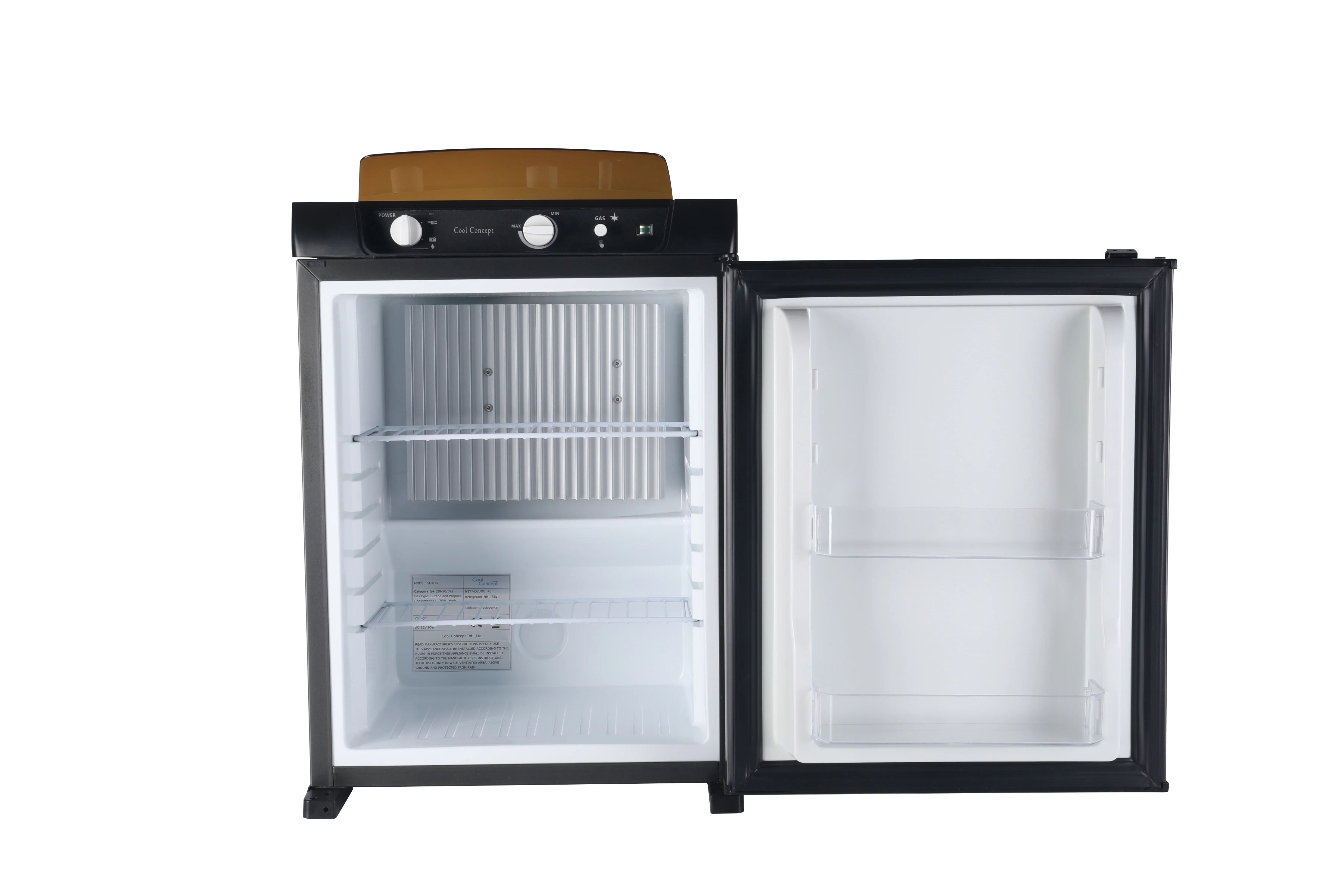 62L Small Gas Refrigerator 3 Way Refrigerator Propane Fridge Electric Compact Refrigerator  for RV Camper Truck Trailer