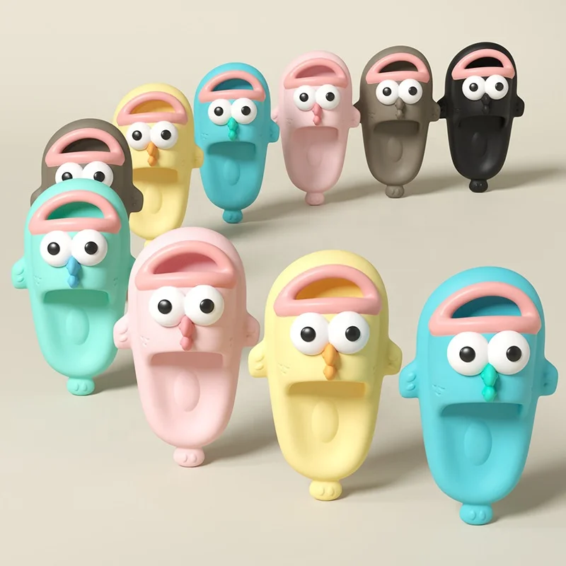 Factory Direct Sales New Summer Slippers Cartoon Fish Pattern Outdoor Indoor Home Couple Women Slippers